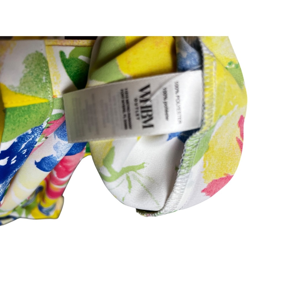 White House Black‎ Market Outlet Floral Button Down Blouse Small Artsy - Picture 8 of 9